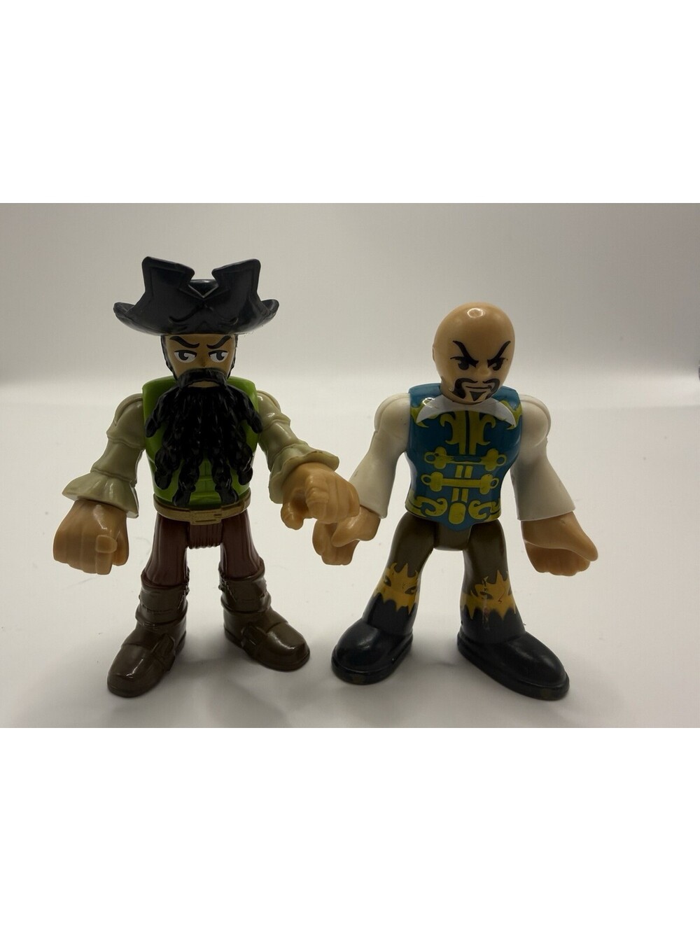 Fisher-Price Imaginext Serpent Pirate Ship Man Crew Deck 3" Figure Lot Of 2